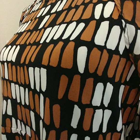 Alfani Cold Shoulder Printed Tunic - Picture 2 of 6